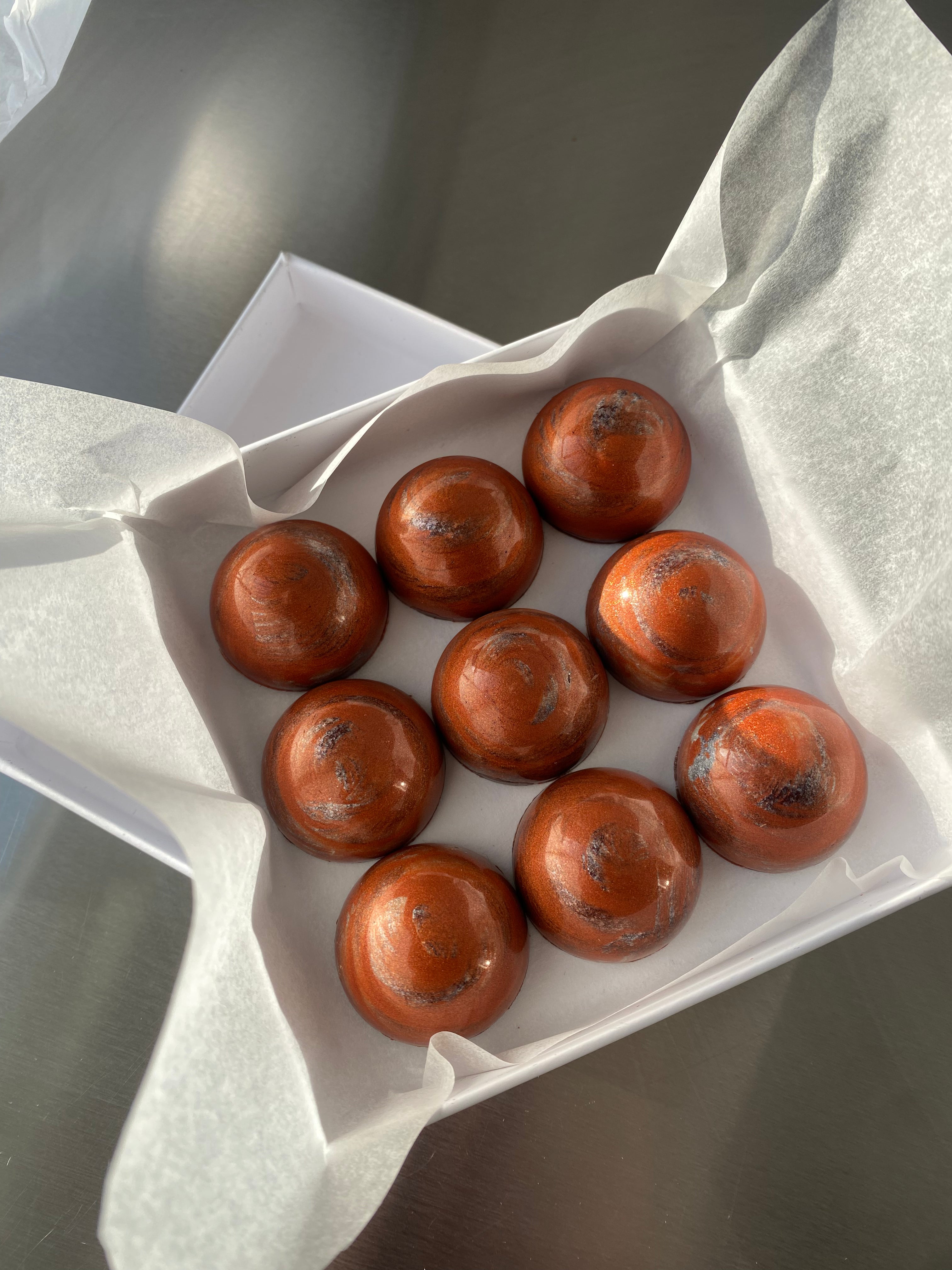 Cardamom & blueberry Bon Bon’s