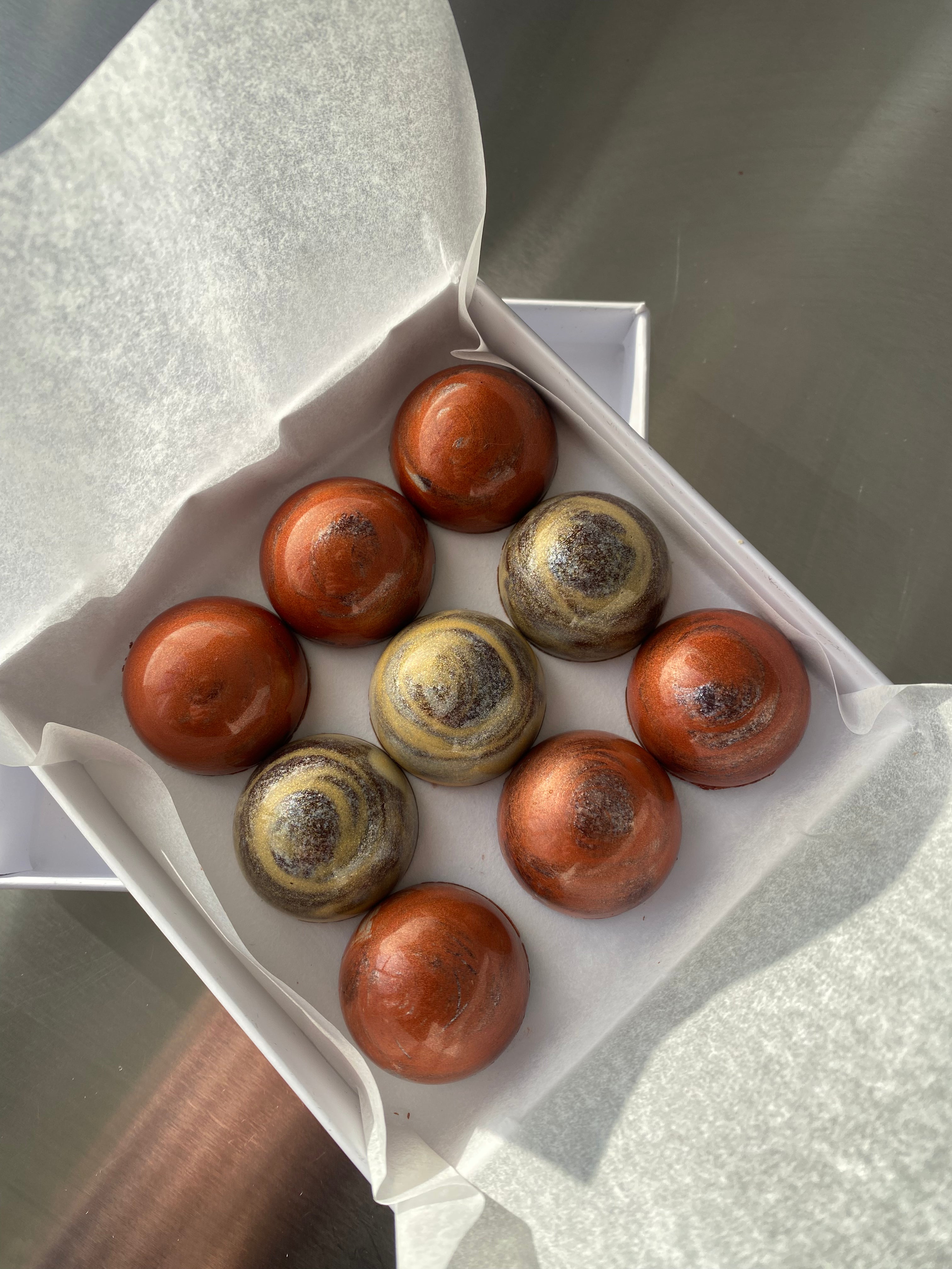 Cardamom & Salted caramel Bon Bon’s